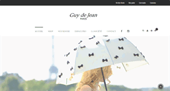 Desktop Screenshot of guydejean.com